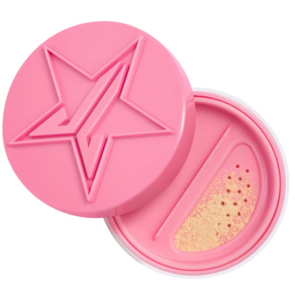 Jeffree Star Magic Star Beige Setting Powder- fair to medium, golden,new formula